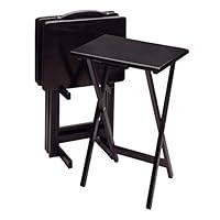 Algopix Similar Product 15 - Winsome Wood 5-Piece TV Table Set