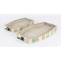 Algopix Similar Product 19 - Benzara Striking Wood Metal Natural