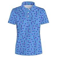 Algopix Similar Product 15 - Yfduk Womens Golf Polo Shirts Ladies