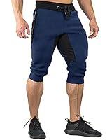 Algopix Similar Product 2 - FASKUNOIE Mens Cotton Casual Shorts
