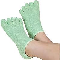 Algopix Similar Product 3 - LE EMILIE Moisturizing Gel Heel Socks 