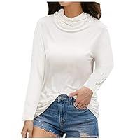 Algopix Similar Product 10 - FEISI22 Women Casual Loose Round Neck