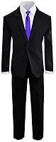 Algopix Similar Product 16 - Black n Bianco Boys Formal Black Suit