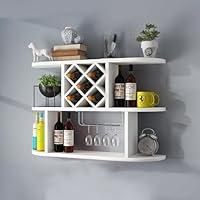 Algopix Similar Product 3 - SUZEPER Wall Mounted Wooden Wine Rack