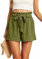 Algopix Similar Product 7 - IWOLLENCE Womens Shorts with Pockets