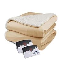 Algopix Similar Product 6 - Pure Warmth Velour Sherpa Electric