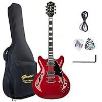 Algopix Similar Product 10 - GROTE Electric Guitar SemiHollow Body