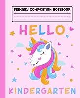 Algopix Similar Product 4 - Primary Composition Notebook Hello