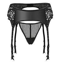 Algopix Similar Product 10 - Slocyclub Women High Waist Faux Leather