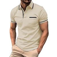 Algopix Similar Product 18 - Shirts for Men Summer Short Sleeve Polo