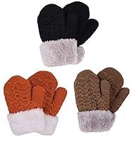 Algopix Similar Product 11 - Set of 3 Boys Sherpa Lined Knit