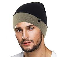 Algopix Similar Product 17 - Mens Reversible Winter Soft Knit