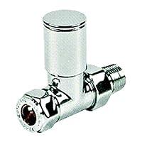 Algopix Similar Product 18 - Straight Rad Valve, Silver, 15 mm