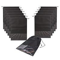 Algopix Similar Product 11 - 12PCS Travel Shoe Bags with Rope for