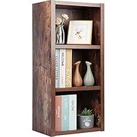 Algopix Similar Product 8 - TomCare Bookcase 3 Tier Wooden Book
