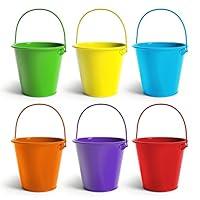 Algopix Similar Product 3 - Colorlaza Small Metal Buckets with