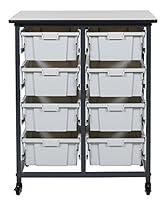 Algopix Similar Product 16 - LUXOR MBSDR8L Mobile Bin System 