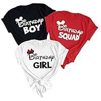 Algopix Similar Product 5 - Birthday Girl Shirt Birthday Squad