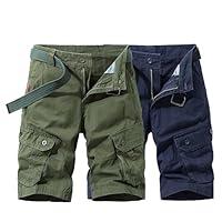 Algopix Similar Product 3 - MaiyifuGJ 2 Pack Cargo Shorts for Men