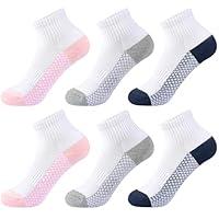 Algopix Similar Product 3 - Kids Ankle Socks Girls Cushioned