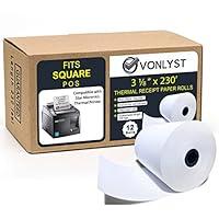 Algopix Similar Product 18 - Vonlyst Receipt Paper Roll 3 18 x 230