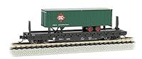 Algopix Similar Product 17 - Bachmann 526 Flat Car with 35 Ribbed