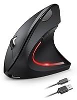 Algopix Similar Product 11 - TECKNET Ergonomic Mouse Rechargeable