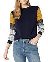 Algopix Similar Product 13 - Cable Stitch Womens ContrastSleeve