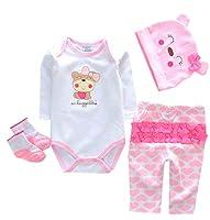 Algopix Similar Product 13 - Reborn Dolls Baby Clothes Pink Outfits