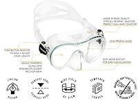 Algopix Similar Product 16 - Cressi F1 & Supernova Dry, Clear/Clear