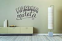 Algopix Similar Product 1 - Wall Sticker Hakuna Matata Quote Phrase