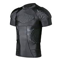Algopix Similar Product 1 - TUOY Mens Padded Compression Shirt