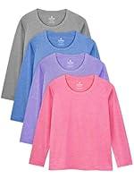 Algopix Similar Product 6 - Cooraby Dry Fit Girls Long Sleeve Shirt