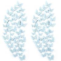 Algopix Similar Product 2 - Outus 120 Pieces 3D Layered Butterfly