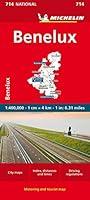 Algopix Similar Product 2 - Michelin Benelux Map 714 Belgium The