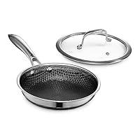 Algopix Similar Product 8 - HexClad Hybrid Nonstick 8Inch Fry Pan