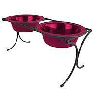 Algopix Similar Product 2 - Platinum Pets Bistro Double Diner
