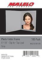 Algopix Similar Product 20 - Gray Cardboard Photo Folder Frame 8x10
