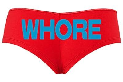 Best Deal for Knaughty Knickers Whore Boyshort Underwear Slut Panties