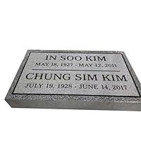 Algopix Similar Product 6 - Headstone marker  granite includes