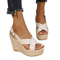 Algopix Similar Product 2 - ZYAHHFAC Platform Sandals Women chunck