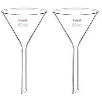 Algopix Similar Product 11 - StonyLab 2Pack Glass Heavy Wall Funnel