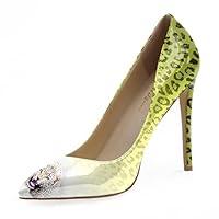 Algopix Similar Product 20 - Womens High HeelsYellow Cheetah