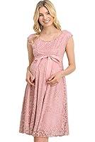 Algopix Similar Product 16 - HELLO MIZ Womens Maternity Floral Lace