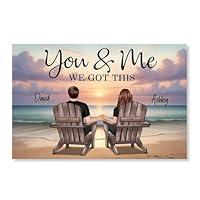 Algopix Similar Product 13 - Personalized You  Me We Got This Wall