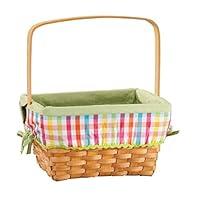 Algopix Similar Product 5 - Fox Valley Traders Plaid Wicker Easter