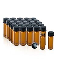 Algopix Similar Product 16 - ALWSCI Amber Glass Vials Small Liquid