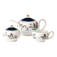 Algopix Similar Product 18 - Wedgwood Wonderlust Blue Pagoda Tea
