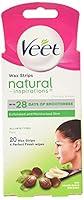 Algopix Similar Product 6 - Veet Face Cold Wax Strips Naturals for