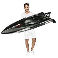 Algopix Similar Product 17 - Laggest RC Speed Boat 24G 4WD 55KMH